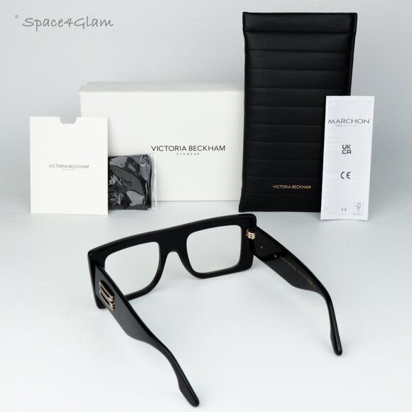 Victoria Beckham Women Eyeglasses Black Square VB677S 006 NEW AUTHENTIC - Picture 7 of 10